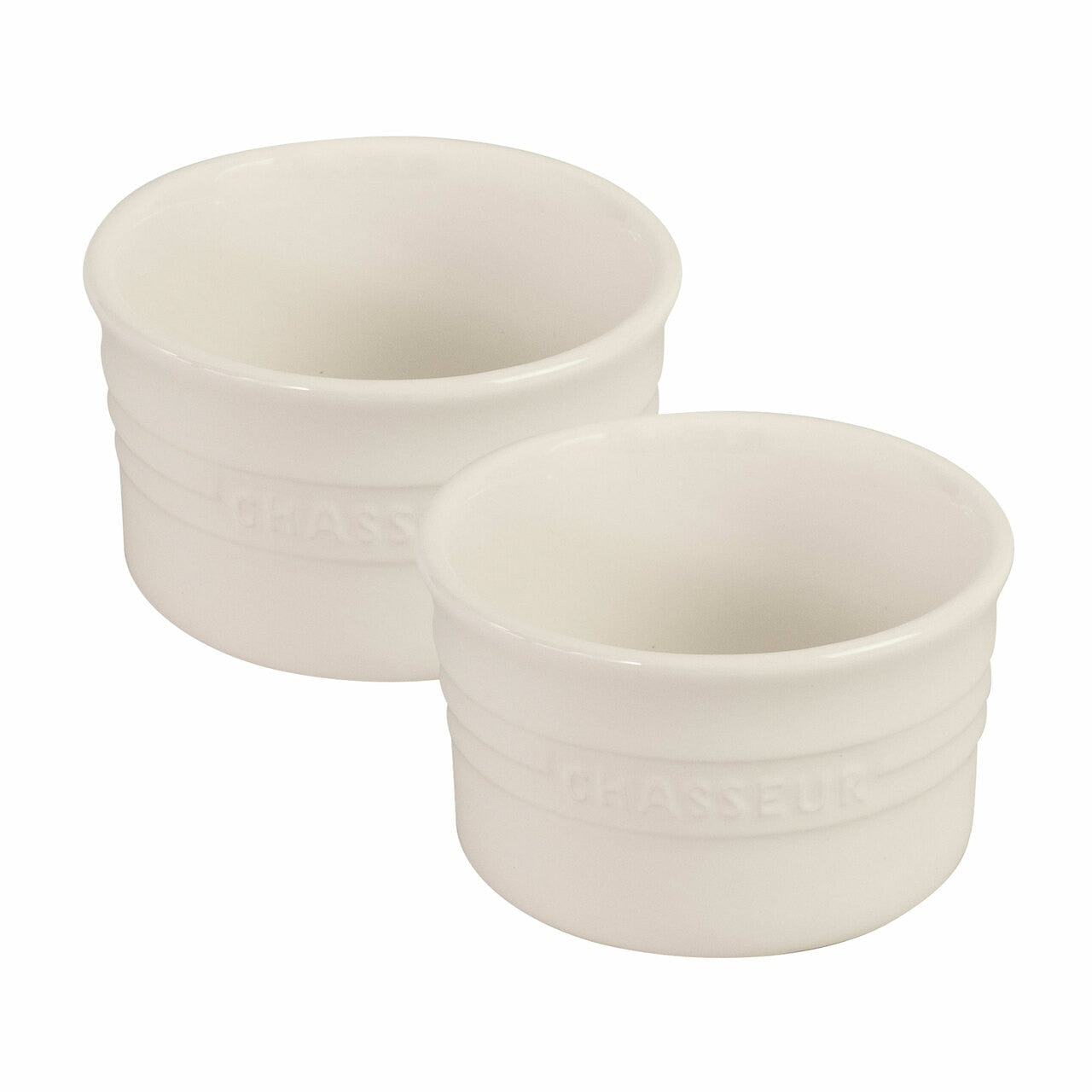 Chasseur Ramekin 9.5cm diam. x 5.6cm/250ml 2 Piece Set Antique Cream image 0