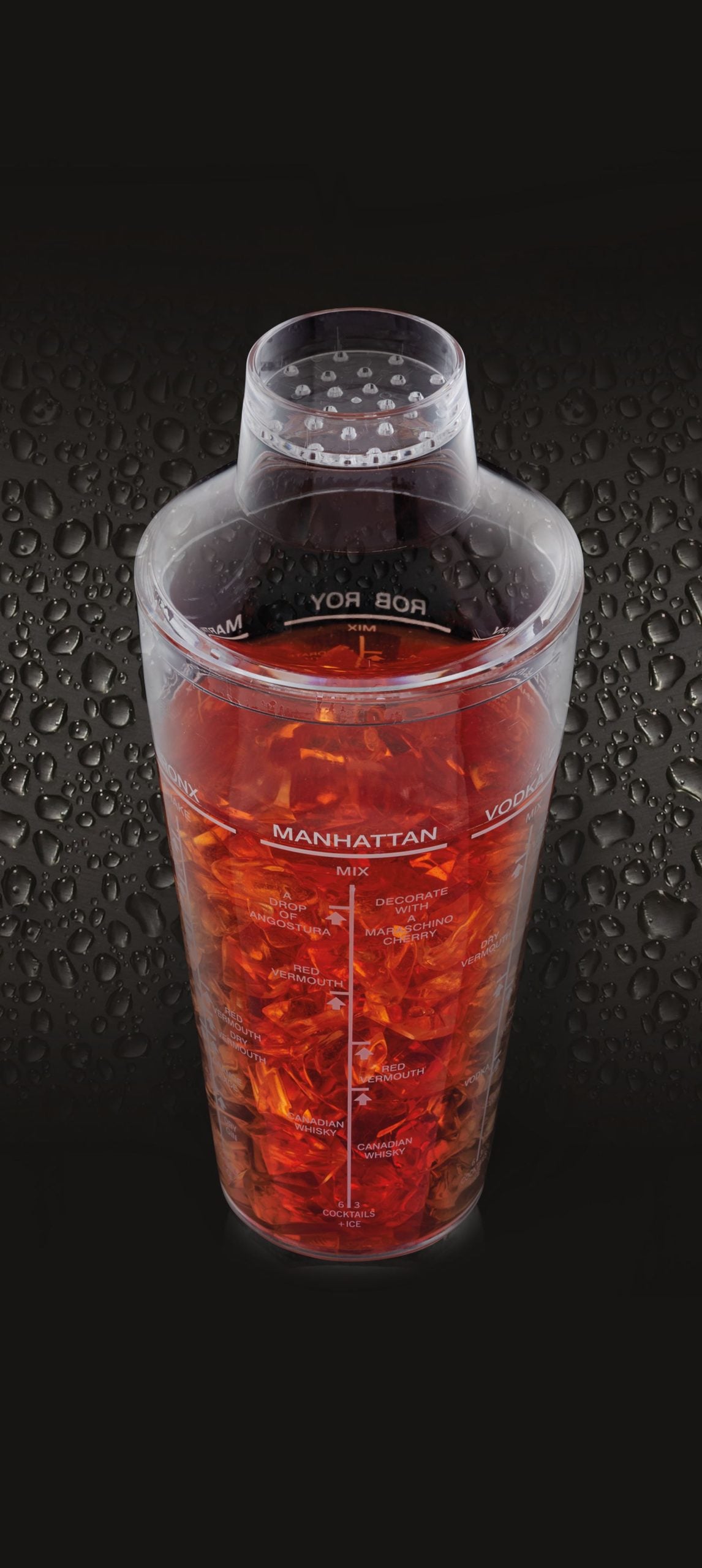 BarCraft Acrylic 700ml Cocktail Shaker image 1