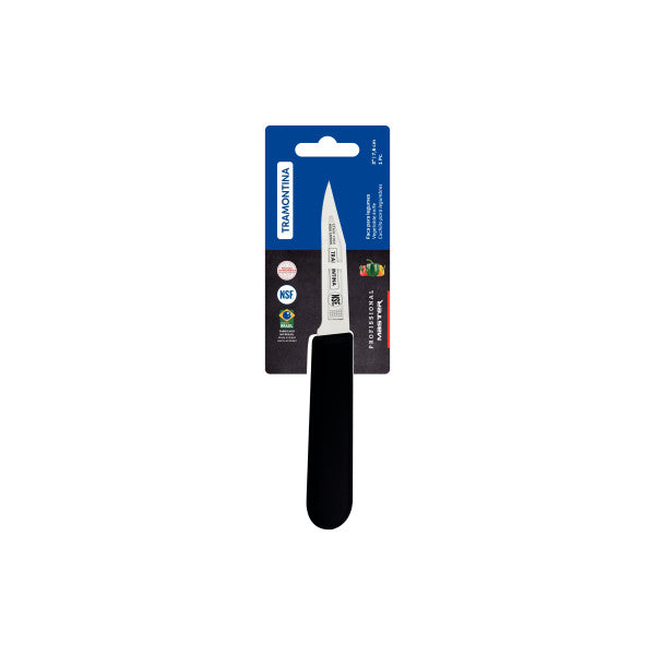Tramontina Professional Master Black Paring Knife Tappered 3", 8cm image 1