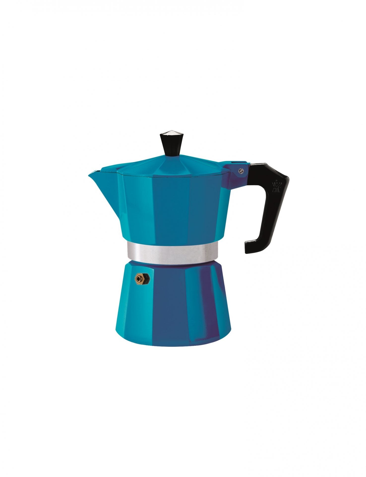 Pezzetti Teal Italexpress Aluminium Coffee Maker 3C image 0