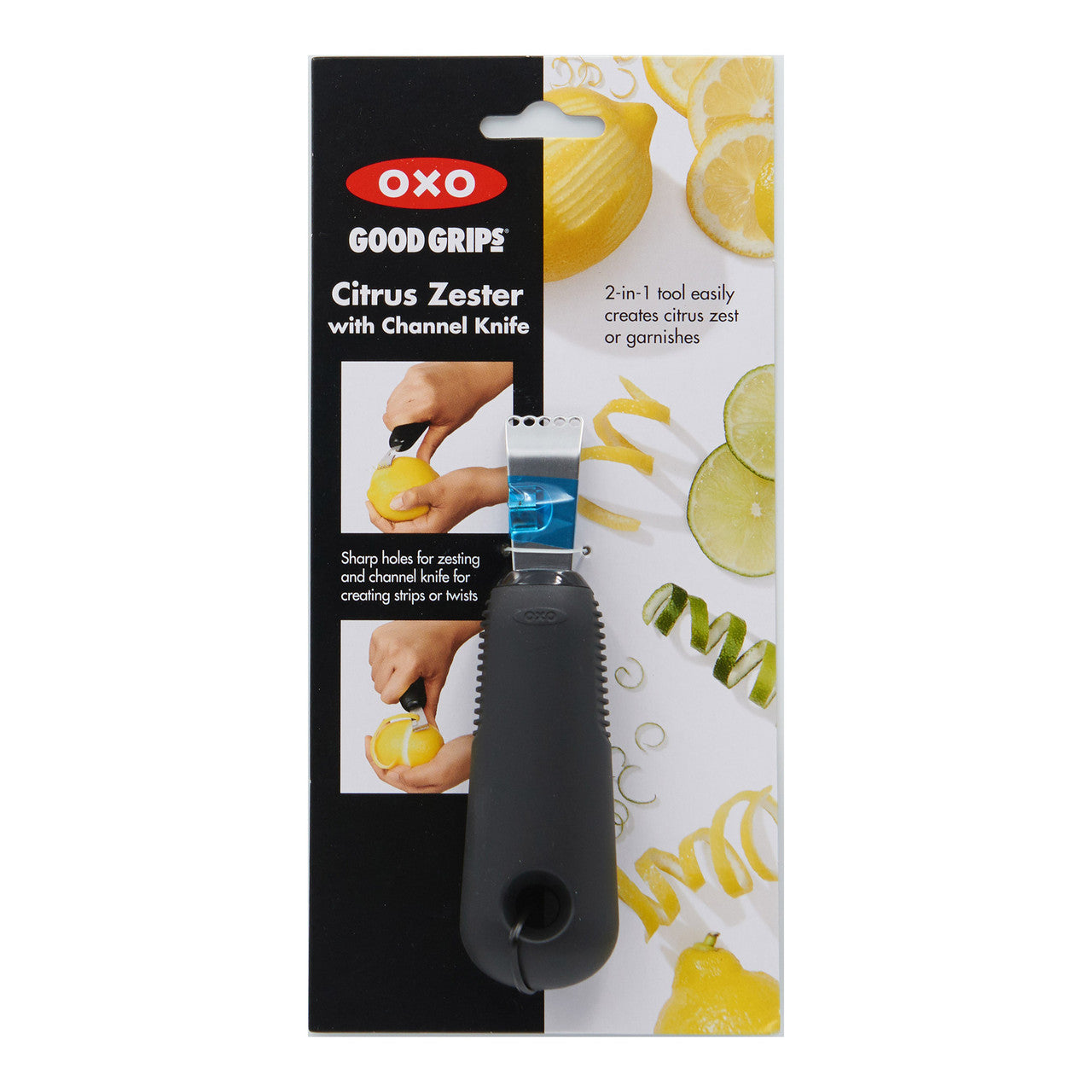 Oxo Citrus Zester with Channel Knife image 1