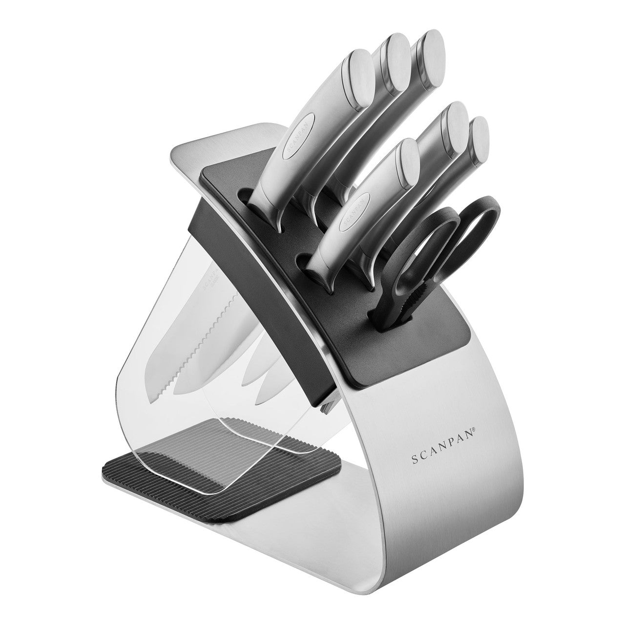 Scanpan Classic Steel 8 Piece Eclipse Knife Block Set image 0