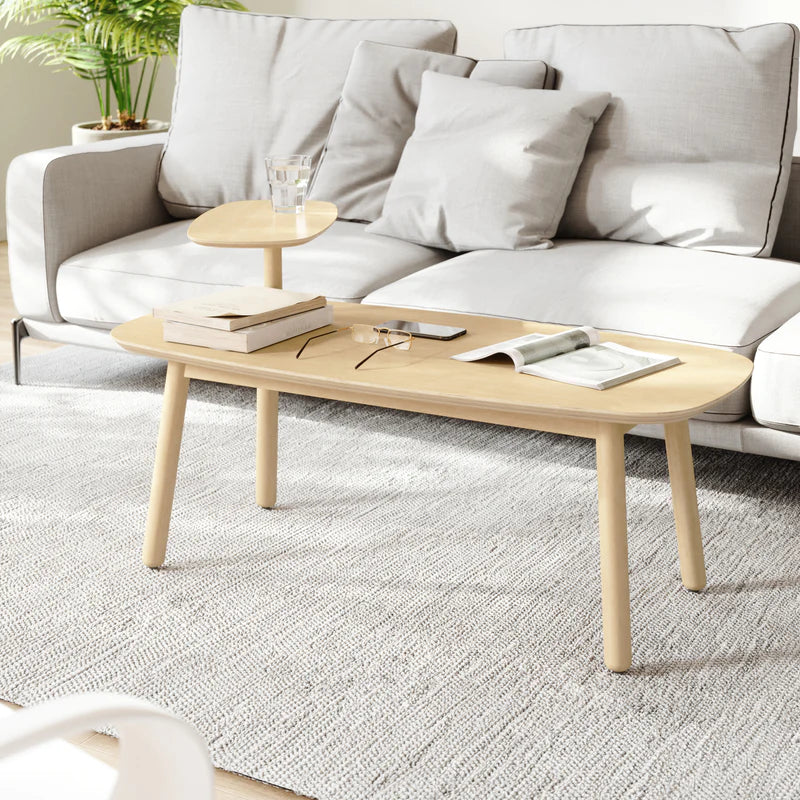 Umbra Swivo Wood Coffee Table - Natural image 1