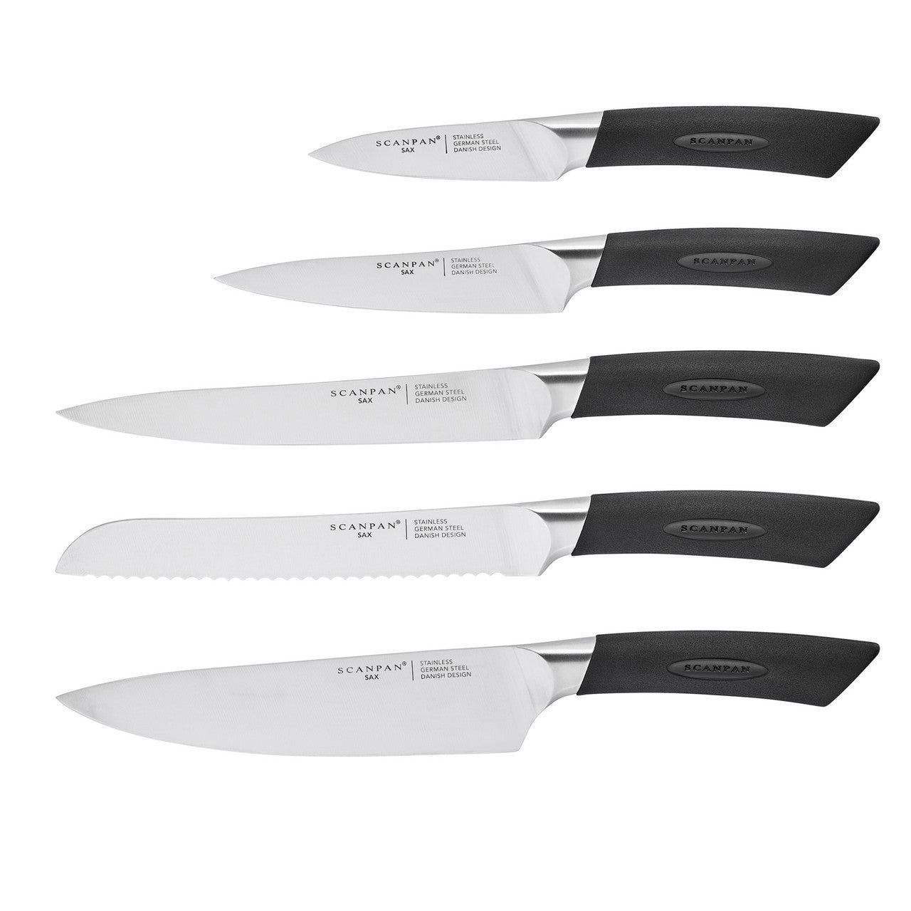Scanpan SAX 6 Piece Knife Block Set image 0