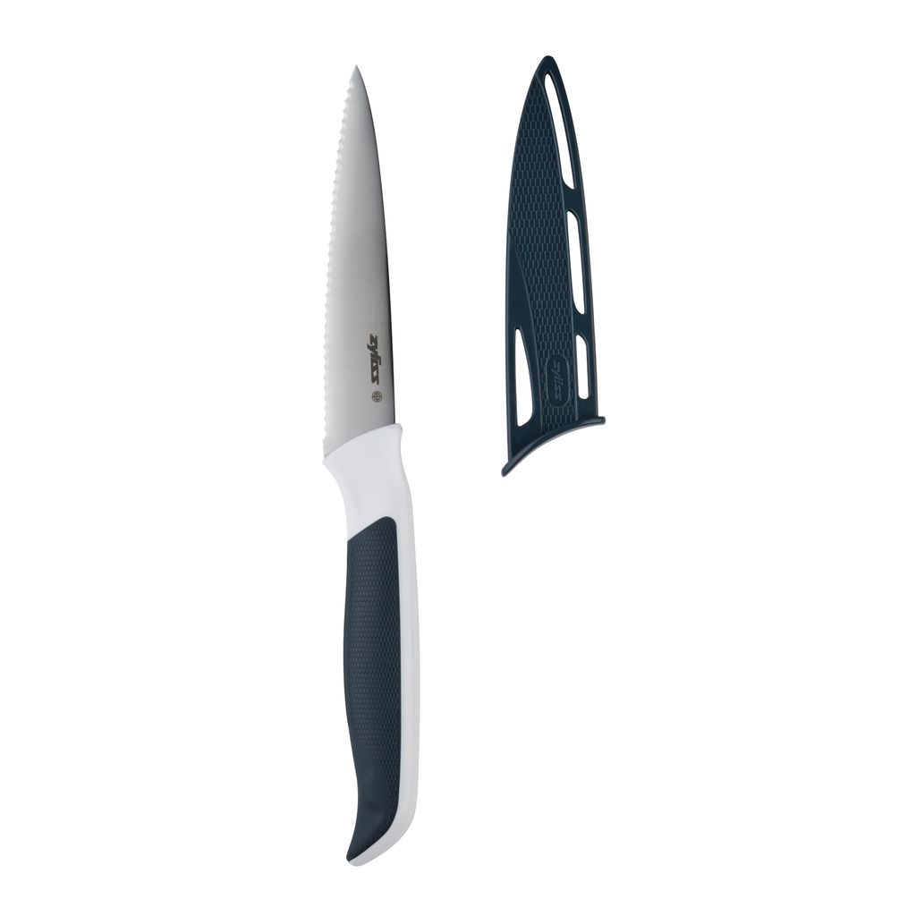 Zyliss Comfort Serrated Paring Knife w/blade cover 10.5cm image 0