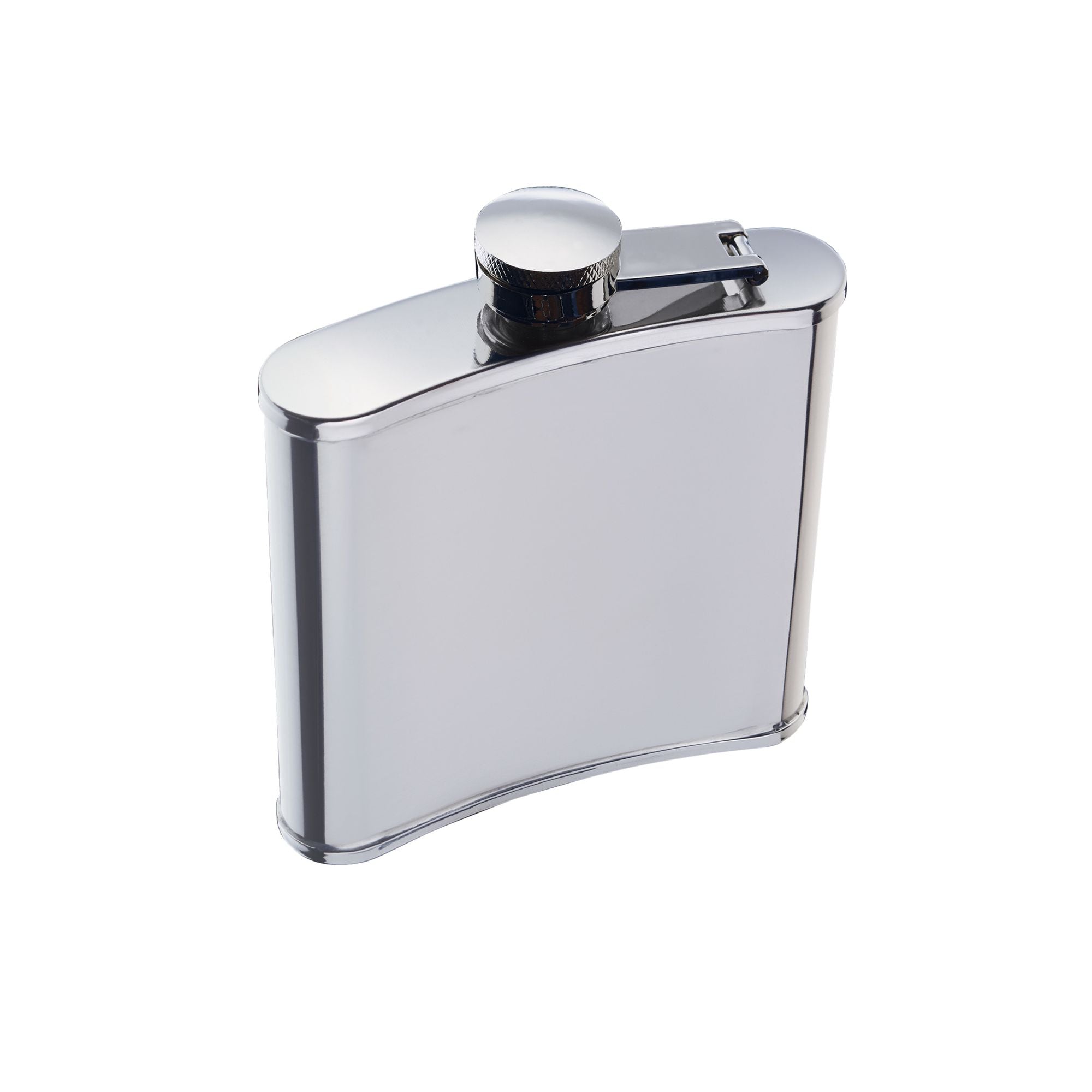 BarCraft Polished Stainless Steel Hip Flask image 5