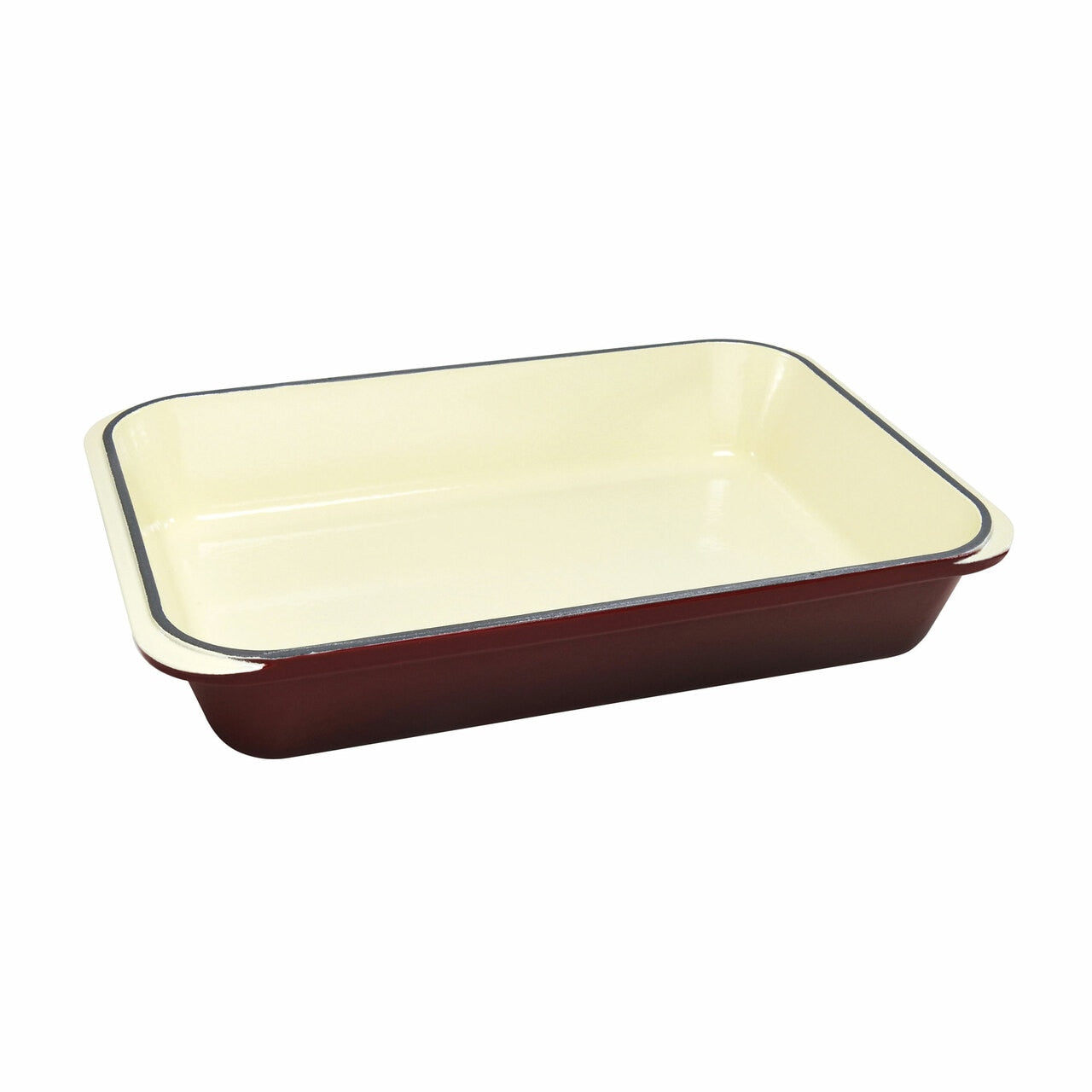 Chasseur Rectangular Roasting Pan 40 x 26cm Bordeaux image 0