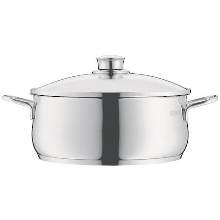 Wmf Low Casserole with Lid 20cm 3ltr image 0