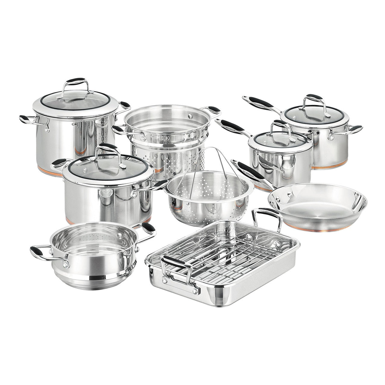 Scanpan Coppernox 9 Piece Cookware Set image 0
