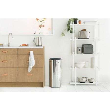 Brabantia Touch Bin New 30 Litre - Brilliant Steel image 2