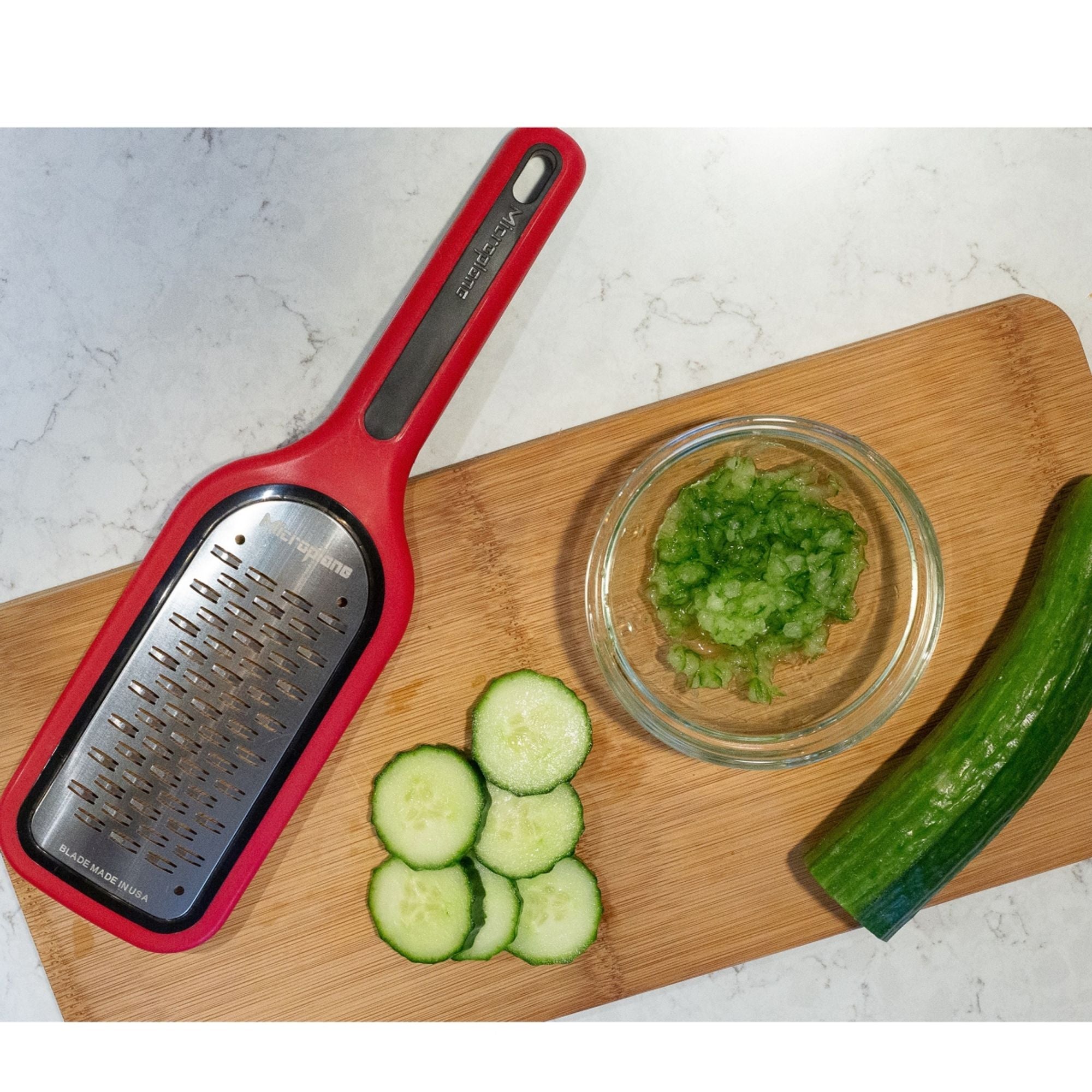 Microplane Medium Ribbon Grater Red image 1