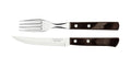 Tramontina Churrasco Steak Knife Polywood Traditional Steak Set Brown 12pc image 0