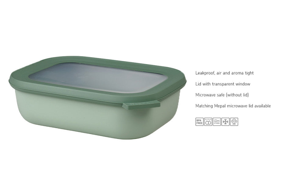 Cirqula Rectangle 1000ml Nordic Sage image 1