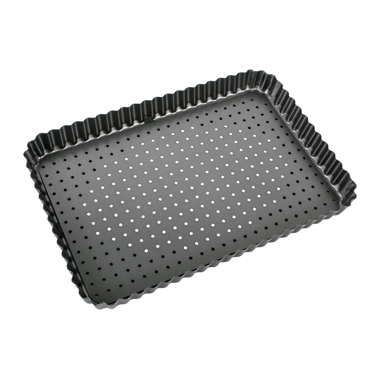 Bakemaster Quiche/Tart Pan 31cm X 21cm X 3.5cm / 12" X 8?" X 1?" image 0
