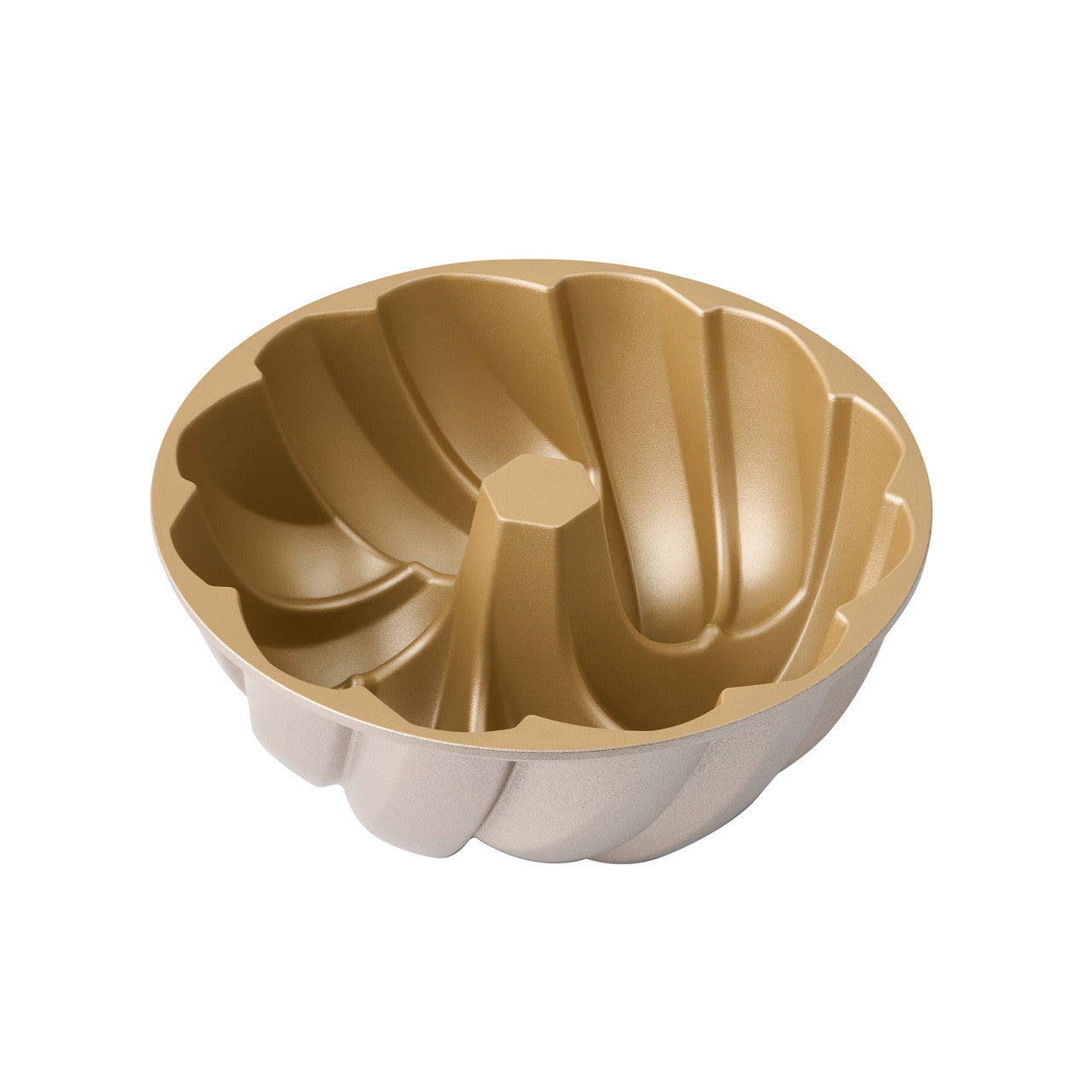 Bakemaster Braided Fluted Ring Cake Pan 24 x 24 x 9.8cm - Champagne image 1