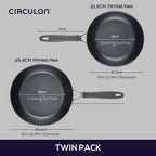Circulon ScratchDefense A1 Nonstick Induction Skillet Twin Pack 21.5/25.4cm image 7