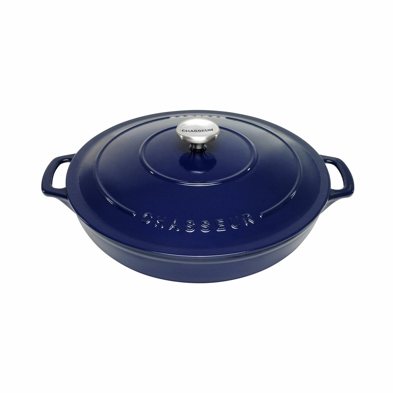 Chasseur Round Casserole 30cm/2.5L French Blue image 0