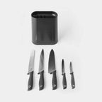 Brabantia Knife Block Plus Knives Tasty+ - Dark Grey image 2