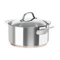 Chasseur Le Cuivre 24 x 11.5cm/5.2L Casserole with Lid image 0