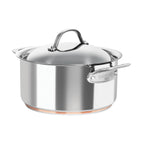 Chasseur Le Cuivre 24 x 11.5cm/5.2L Casserole with Lid image 0
