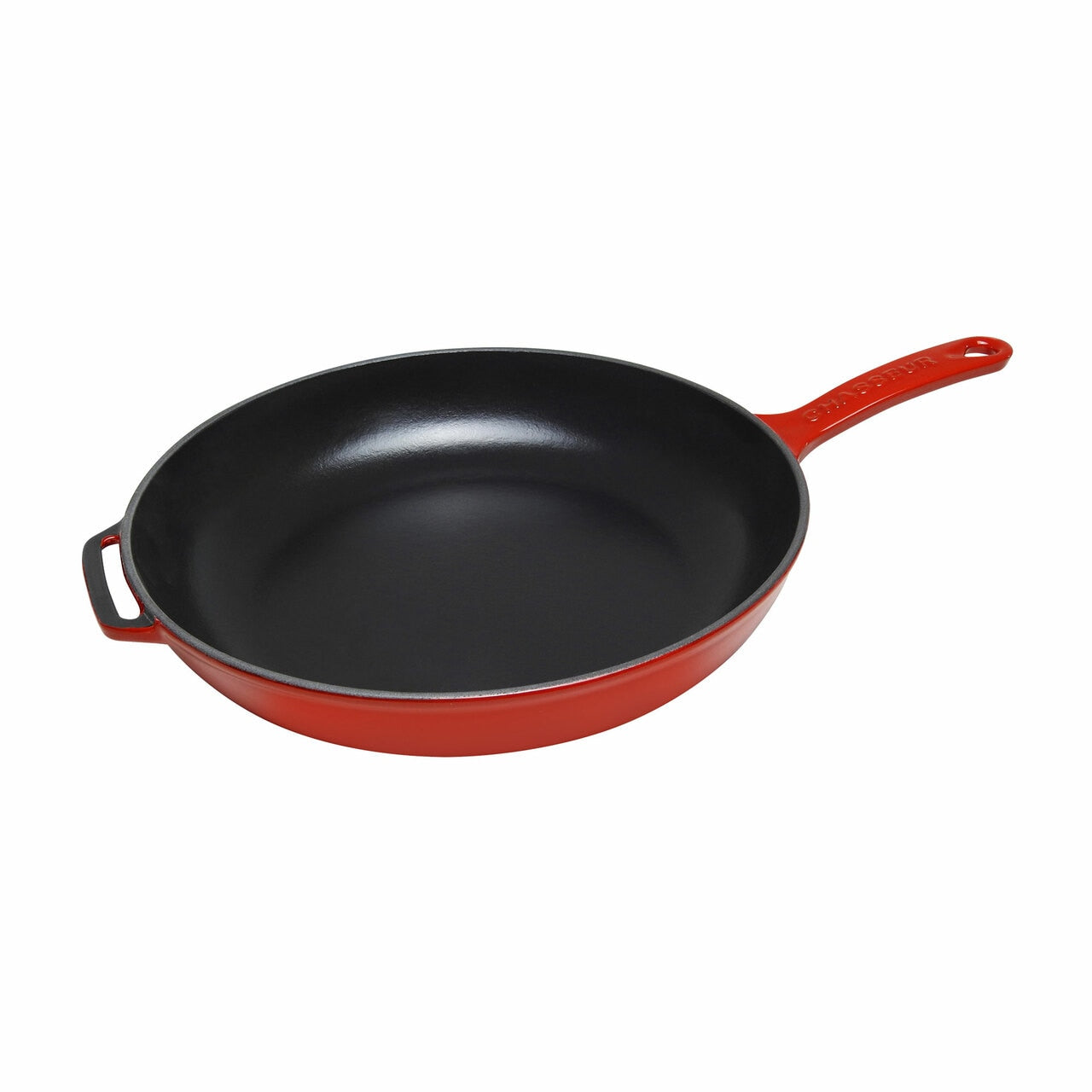Chasseur Fry Pan with Cast Handle 28cm Federation Red image 0