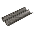 Bakemaster Perfect Crust Baguette Tray, 39 X 16 X 2.5Cm - Non-Stick image 0