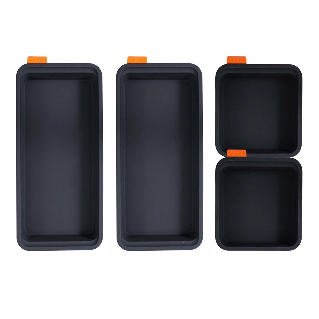 BAKEMASTER SET OF FOUR DIVIDER TRAYS - 2 X 13 X13CM + 2 X 28 X 13 X 3.6CM image 1