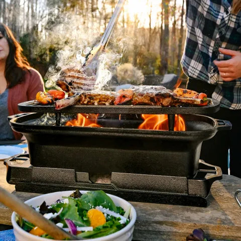 Lodge Sportsman's Pro Cast Iron Grill image 2