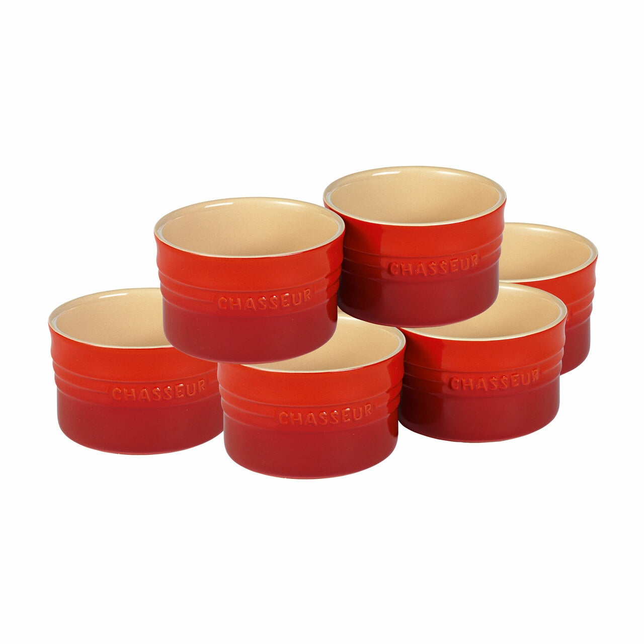 Chasseur Ramekin Set of 6 Red image 0