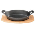 Pyrolux Pyrocast Oval Gratin With Maple Tray 17 x 12.5cm image 0