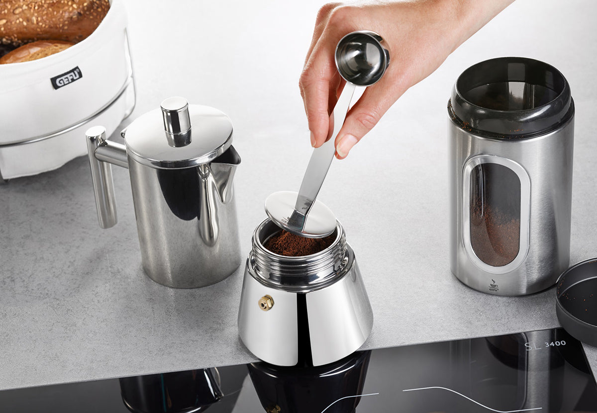 Gefu Tamper with coffee scoop measure TAMINO image 1