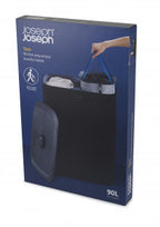 Joseph Joseph Tota 90-litre Laundry Separation Basket - Carbon Black image 1