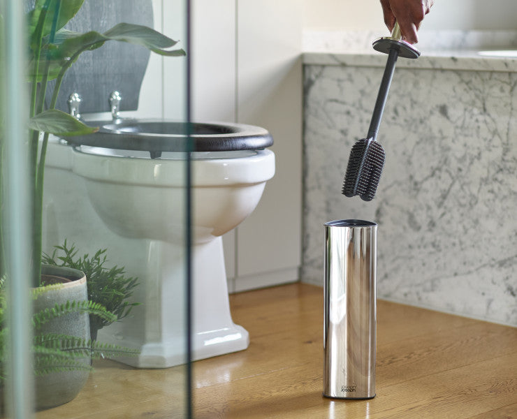 Joseph Joseph Flex 360 Luxe Toilet Brush - Stainless Steel image 3