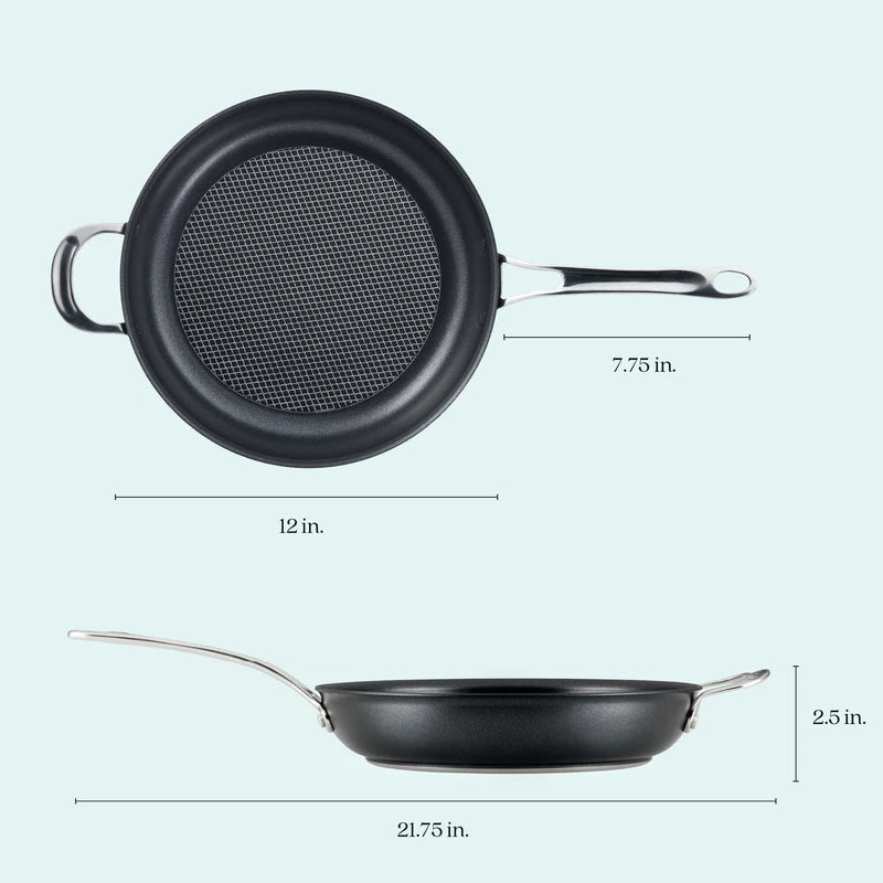 Anolon X 30cm Skillet w/ Helper Handle image 2