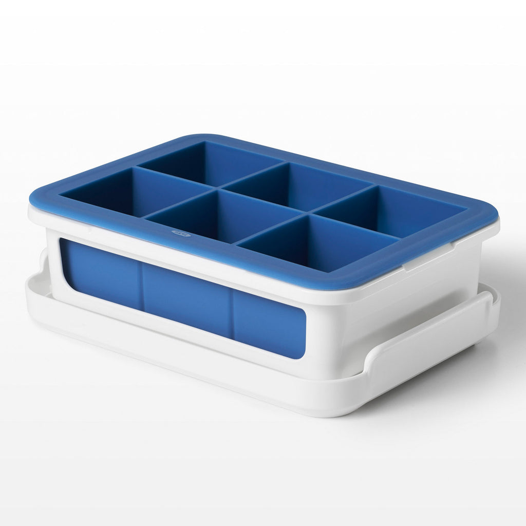OXO Good Grips Covered Silicone Ice Cube Tray ? Large Cubes image 0