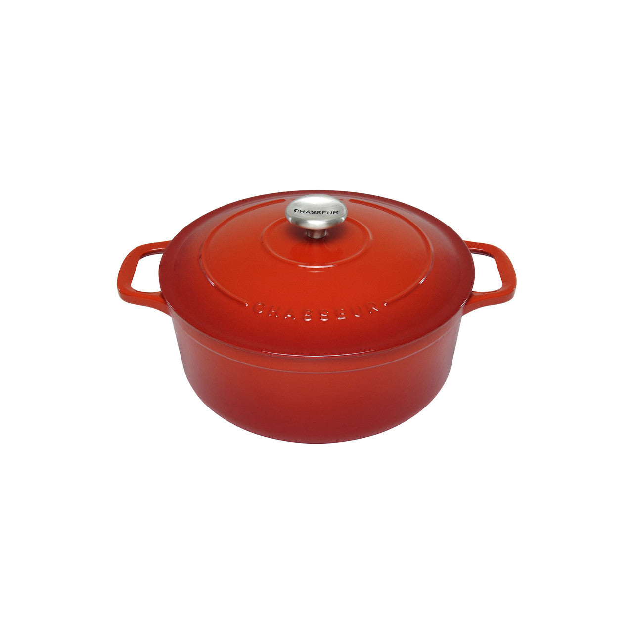 CHASSEUR ROUND FRENCH OVEN INFERNO RED image 0
