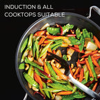 Circulon C-Series Hybrid Clad Stainless Steel Nonstick Induction Open Stirfry 32cm image 5