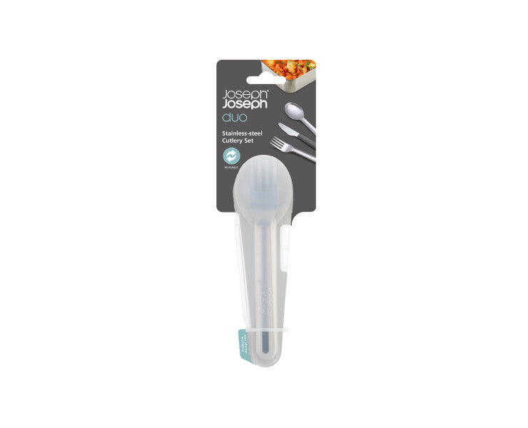 Joseph Joseph Duo Stainless-steel Cutlery Set (Grey) image 2
