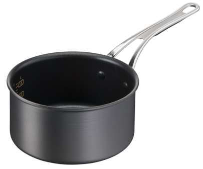 JAMIE OLIVER Cook's Classics Induction Non-stick Hard Anodised Saucepan 18cm/2.2L + Lid image 1