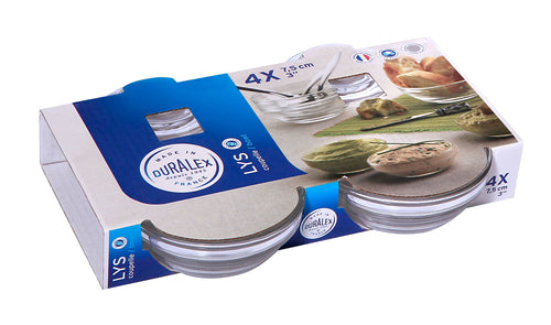 Duralex Lys Stackable Bowl 7.5cm 70ml Set of 4 image 1