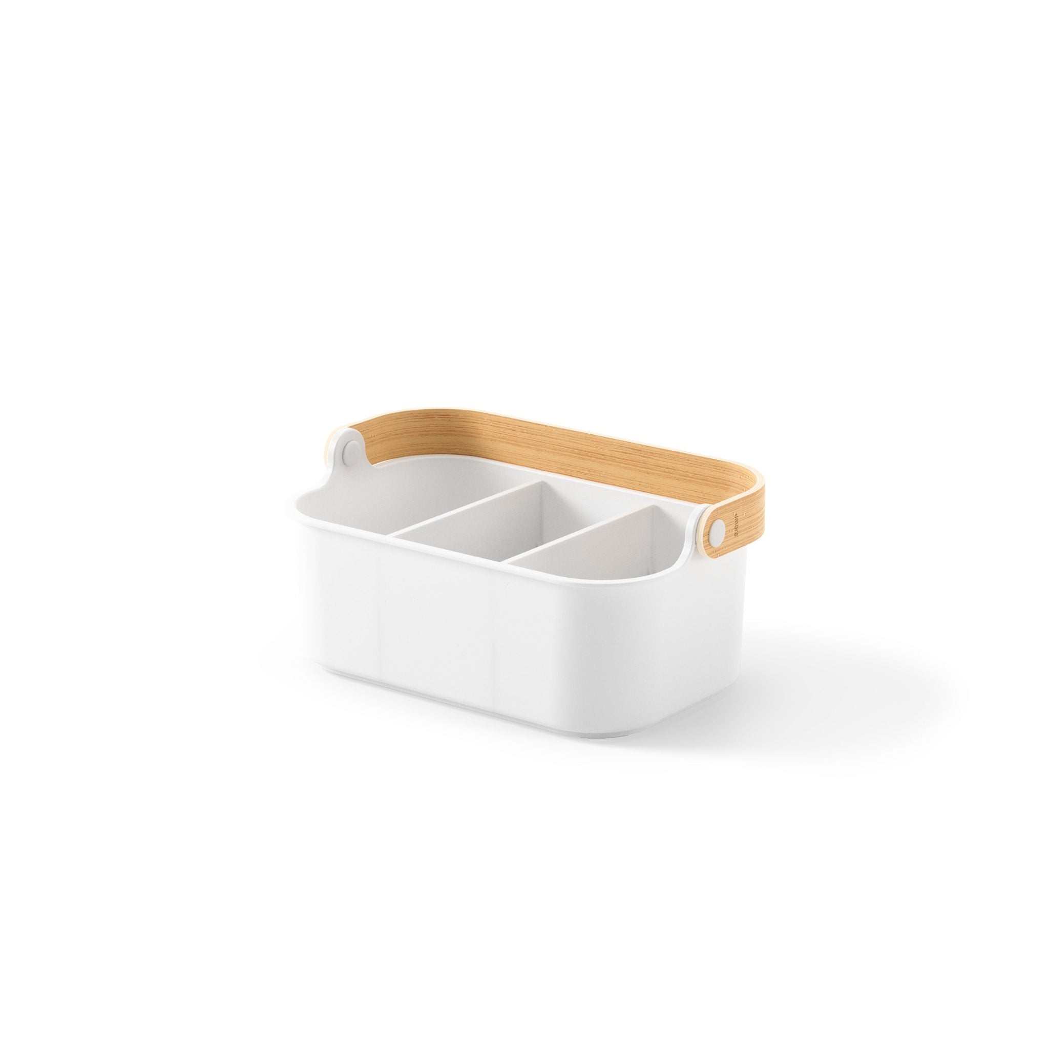 Umbra Bellwood Storage Bin - Medium - White/Natural image 5