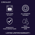 Circulon ScratchDefense A1 Nonstick Induction Skillet Twin Pack 21.5 & 28cm image 6