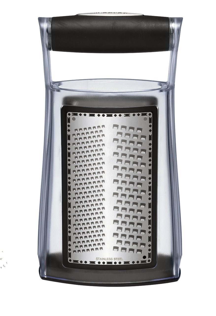 Avanti Two Sided Box Grater - Opaque Stainless Steel/San/Pp/Tpe image 0