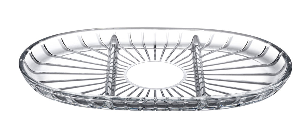 Pasabahce Elegant Divided Oval Plate 28x16.5cm image 0