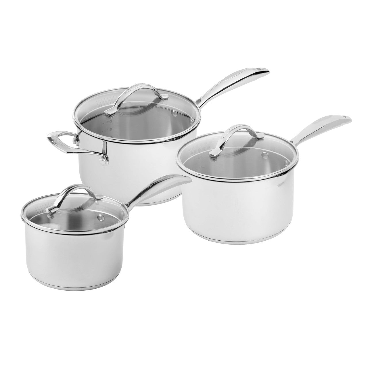 Scanpan STS 3 Piece Saucepan Set image 0