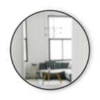Umbra Hub Decorative Round Wall Mirror 37"(94cm) image 0