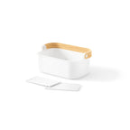 Umbra Bellwood Storage Bin - Medium - White/Natural image 4
