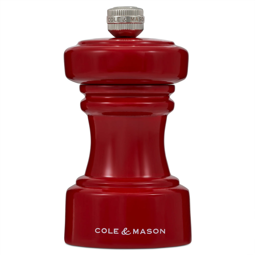 Cole & Mason Hoxton Red Gloss Salt Mill 104mm image 0
