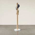 Umbra Flapper Coat Rack - White-Natural image 1