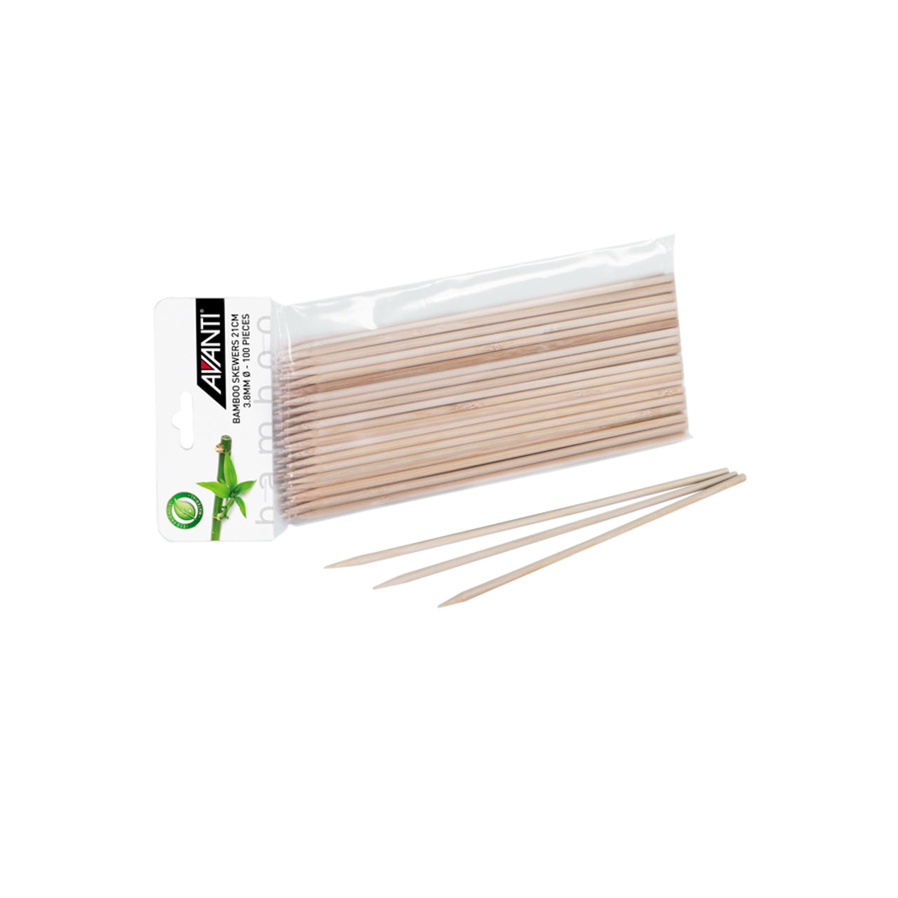 Avanti Bamboo Skewers 21Cm 100Piece Pack image 0